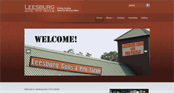 Desktop Screenshot of leesburgguns.com